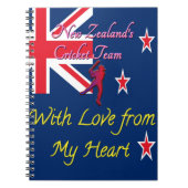 International New Zealand Cricket Notitieboek (Voorkant)