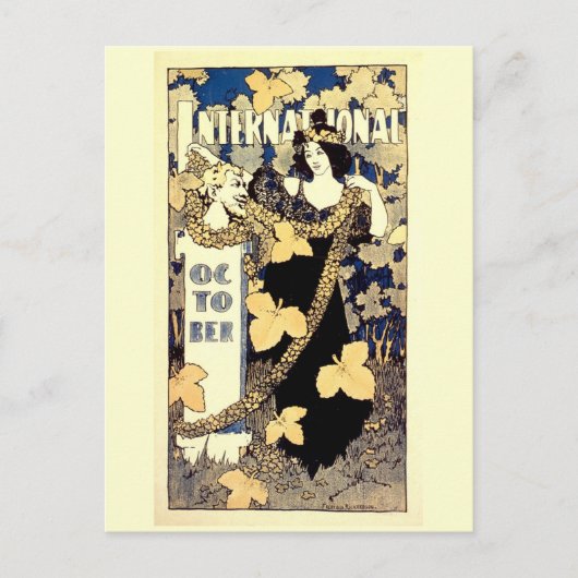 International Oktober 1895  Franse Advert Briefkaart (Voorkant)