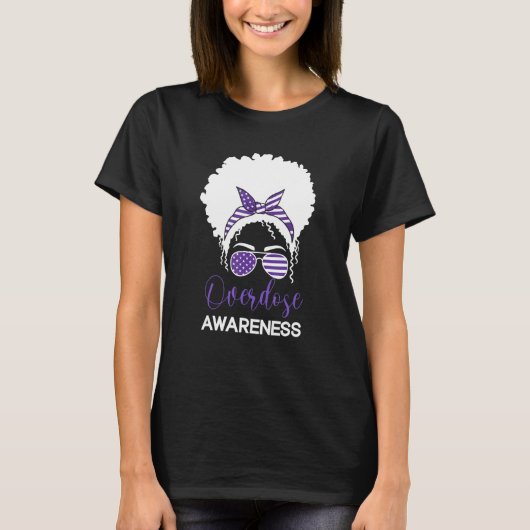 International Overdose Awareness Day 2022 Purple R T-shirt (Voorkant)