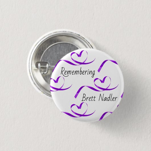 International Overdose Awareness Day Button (Voorkant /achterkant)