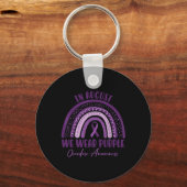 International Overdose Awareness Day Paars Boho R Sleutelhanger (Voorkant)