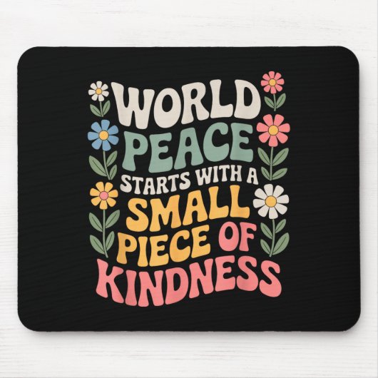 International Peace Day Insring World Kindness Day Muismat (Voorkant)