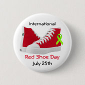 International Red Shoe Day Button (Voorkant)
