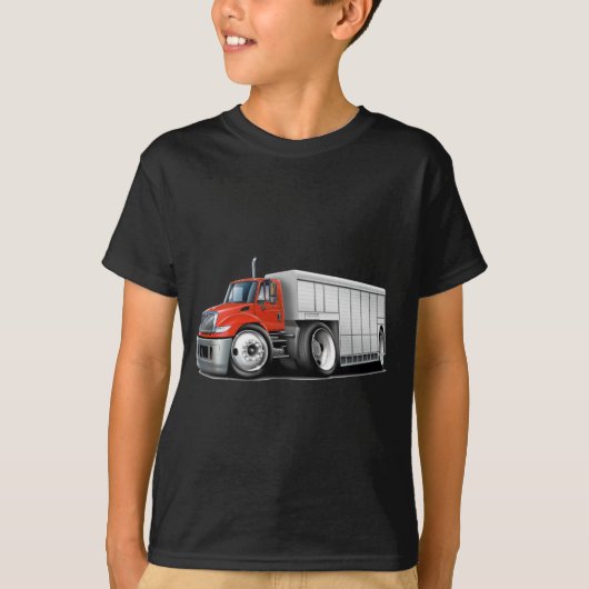 International Red-White Delivery Truck T-shirt (Voorkant)