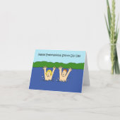 International Skinny Dip Day 8 juli Kaart (Voorkant)