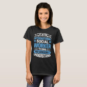 International Social Worker Occupation Job Profess T-shirt (Voorkant volledig)