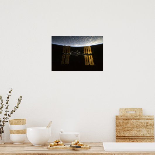 International Space Station 20 Poster (Keuken)