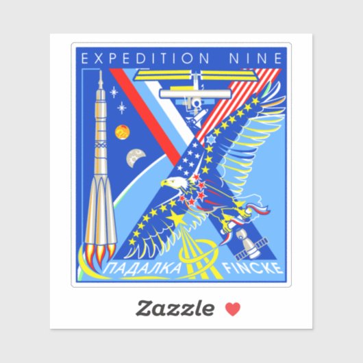 International Space Station Expedition ISS-09 Sticker (Vel)