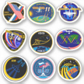 International Space Station Expedition ISS-10-18 Sticker (Voorkant)