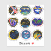 International Space Station Expedition ISS-10-18 Sticker (Vel)