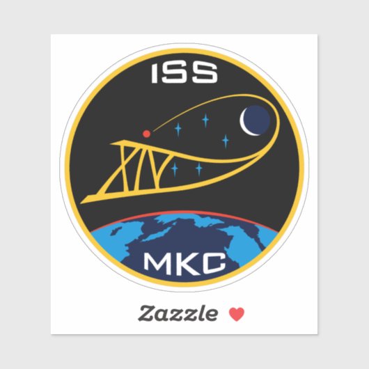 International Space Station Expedition ISS-14 Sticker (Vel)