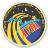 International Space Station Expedition ISS-18 Sticker (Voorkant)