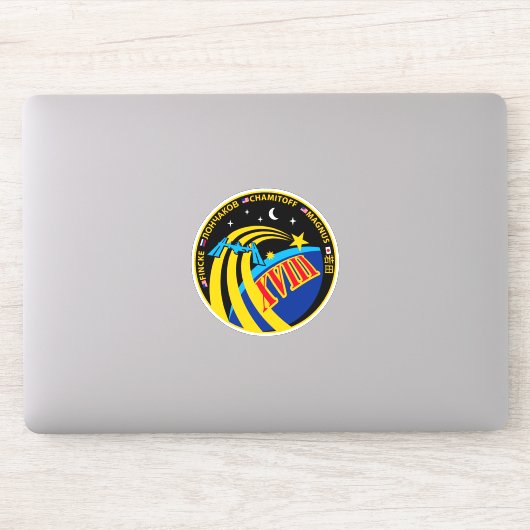 International Space Station Expedition ISS-18 Sticker (Computer)