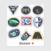International Space Station Expedition ISS-46-54 Sticker (Vel)