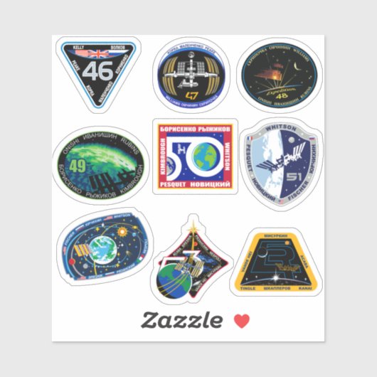 International Space Station Expedition ISS-46-54 Sticker (Vel)