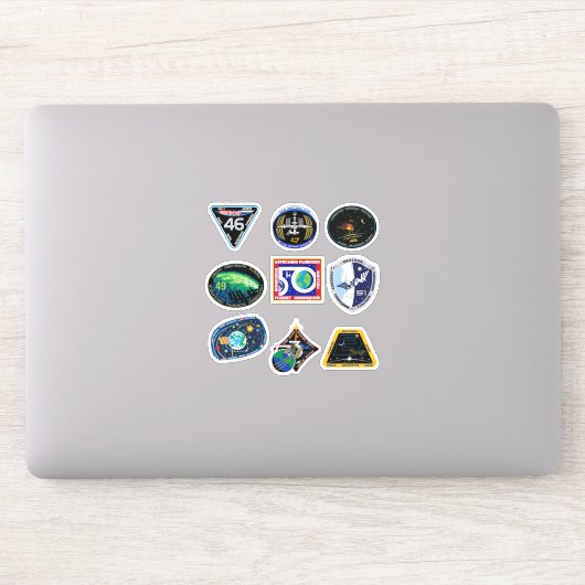 International Space Station Expedition ISS-46-54 Sticker (Computer)