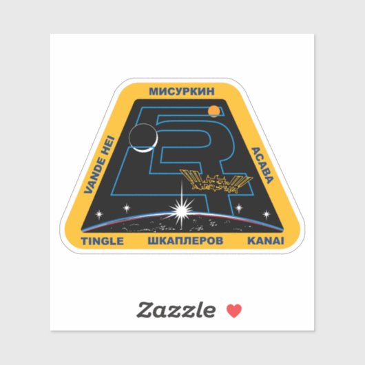 International Space Station Expedition ISS-54 Sticker (Vel)