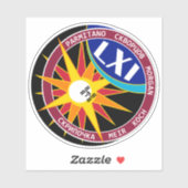 International Space Station Expedition ISS-61 Sticker (Vel)