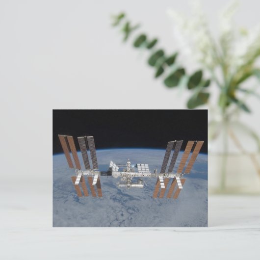 International Space Station ISS Briefkaart (Staand voorkant)