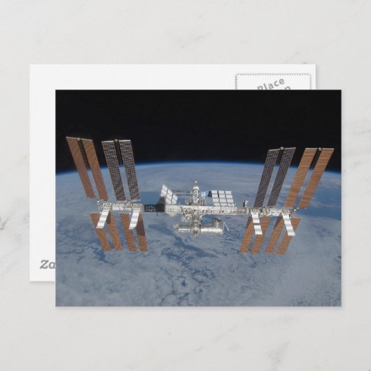 International Space Station ISS Briefkaart (Voorkant / Achterkant)