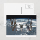 International Space Station ISS, Endeavor 2011 Briefkaart (Voorkant / Achterkant)