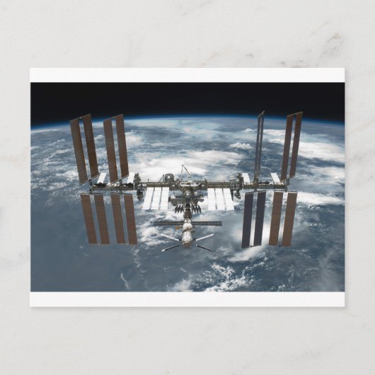 International Space Station ISS, Endeavor 2011 Briefkaart (Voorkant)
