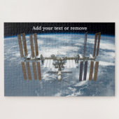 International Space Station rond de planeet Earth, Legpuzzel (Horizontaal)