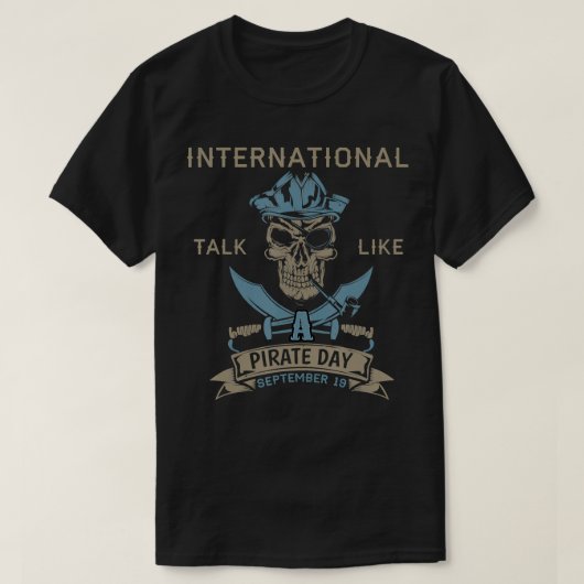 International Talk Like A Pirate Day Pirate Septem T-shirt (Design voorkant)