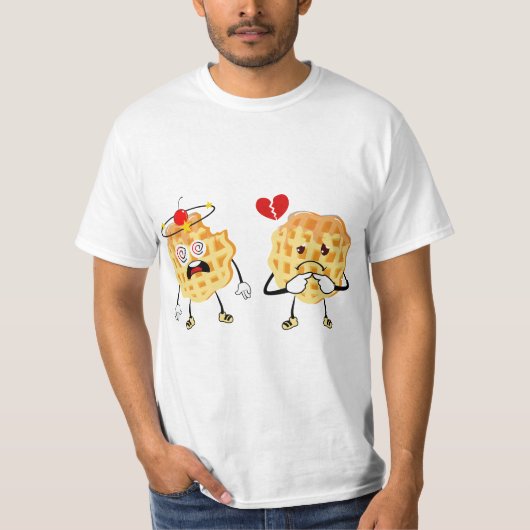 International Waffle Day Waffle lover  T-shirt (Voorkant)