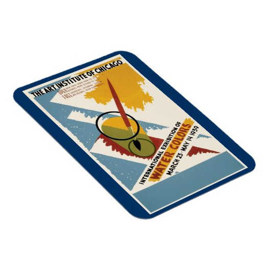 International Water Color Exhibition Magneet (Rechterzijde)