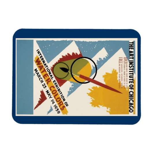 International Water Color Exhibition Magneet (Horizontaal)