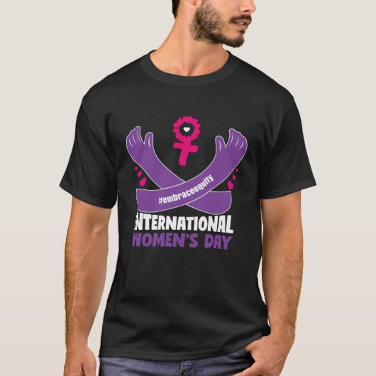 International Women s Day 2023 Embrace Equity 8 Ma T-shirt (Voorkant)
