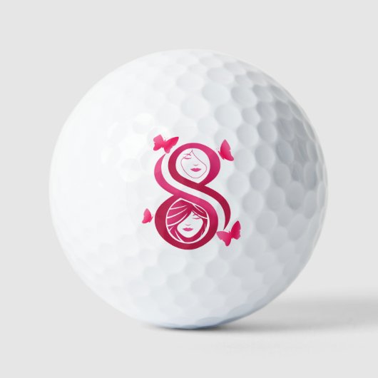 , International Women’s Day Golfballen (Voorkant)