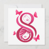 , International Women’s Day Kaart (Voorkant)