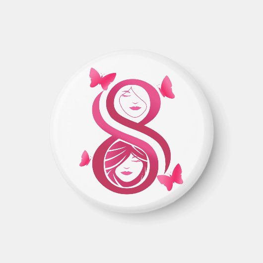 , International Women’s Day Magneet (Voorkant)