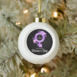 International Women’s Day March 8 Keramische Bal Ornament<br><div class="desc">International Women’s Day March 8</div>