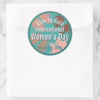 International Women’s Day March 8th. 2026 Ronde Sticker