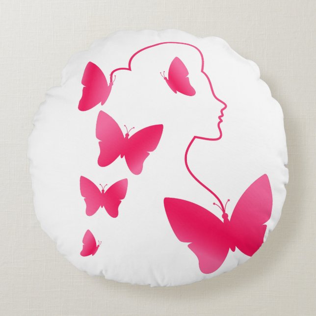 International Women’s Day Rond Kussen (Voorkant)