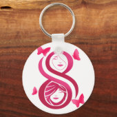 , International Women’s Day Sleutelhanger (Voorkant)