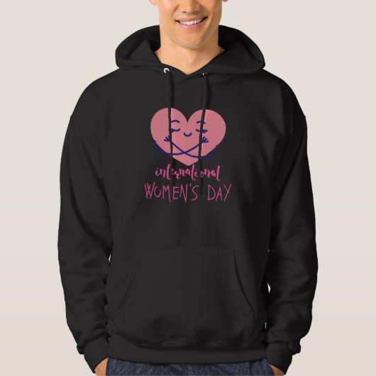 International Womens Day 2023 Embrace Equity 8 Mar Hoodie (Voorkant)