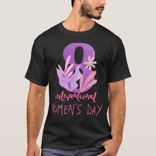 International Womens Day 2023 Embrace Equity 8 Mar T-shirt (Voorkant)