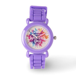 International Women's Day 2026 Horloge