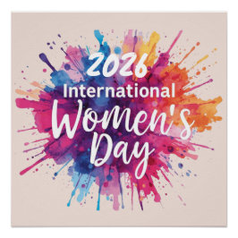 International Women's Day 2026 Perfect Poster