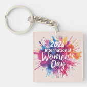 International Women's Day 2026 Sleutelhanger (voorkant)