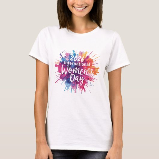 International Women's Day 2026 T-Shirt (Voorkant)