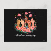 International Women's Day 8 March 2026 Feestdagenkaart (Achterkant)