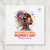 International Women's Day Bedankjes Labels (Achterkant)