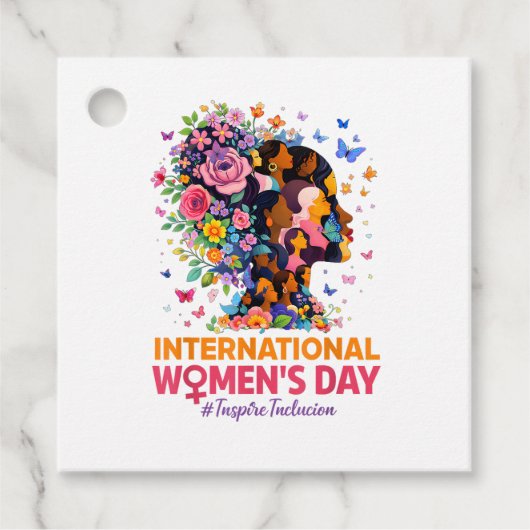 International Women's Day Bedankjes Labels (Voorkant)