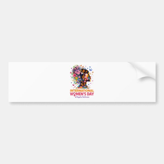 International Women's Day Bumpersticker (Voorkant)