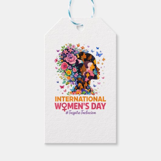 International Women's Day Cadeaulabel (Voorkant)